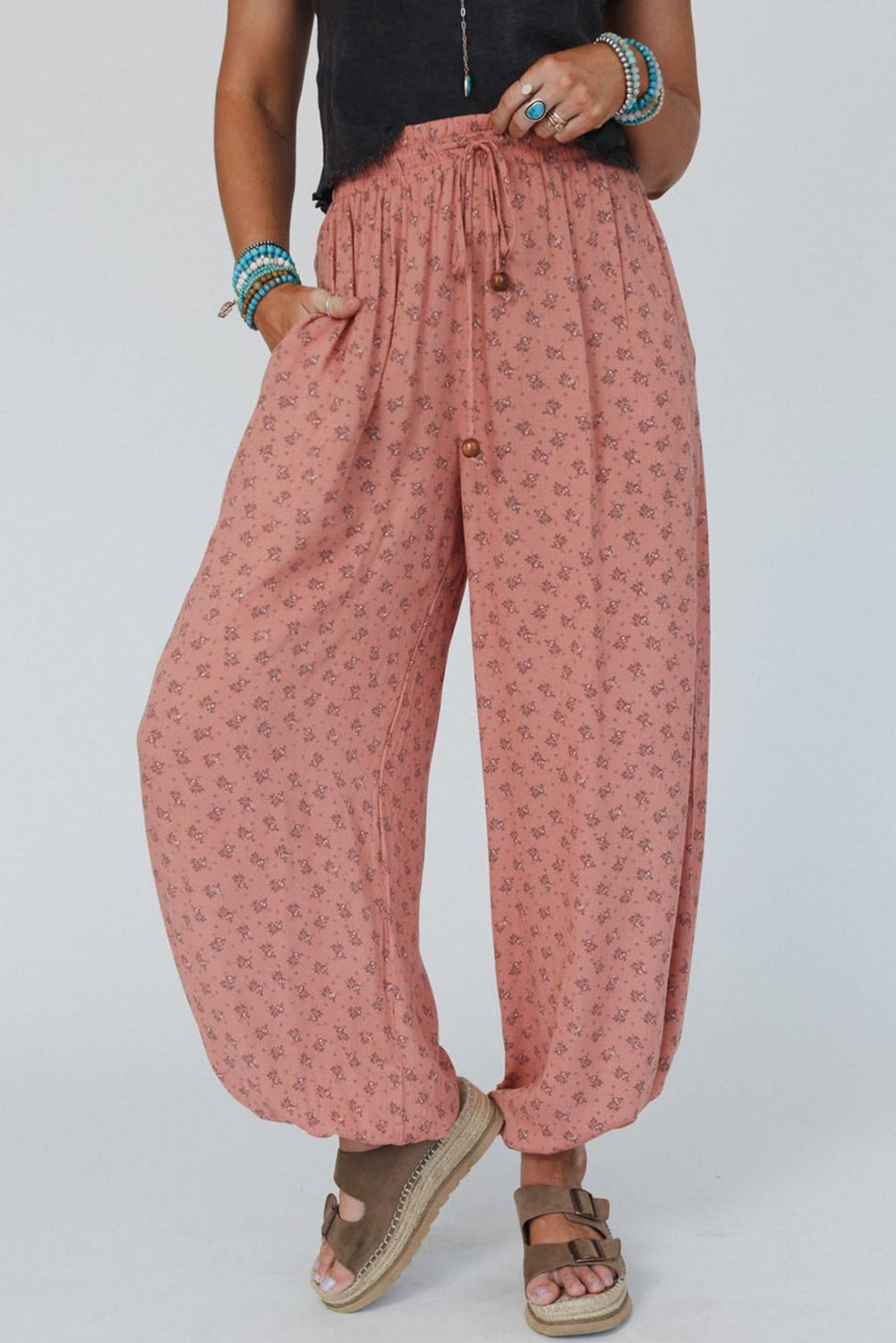 Boho Wide Leg Jogger