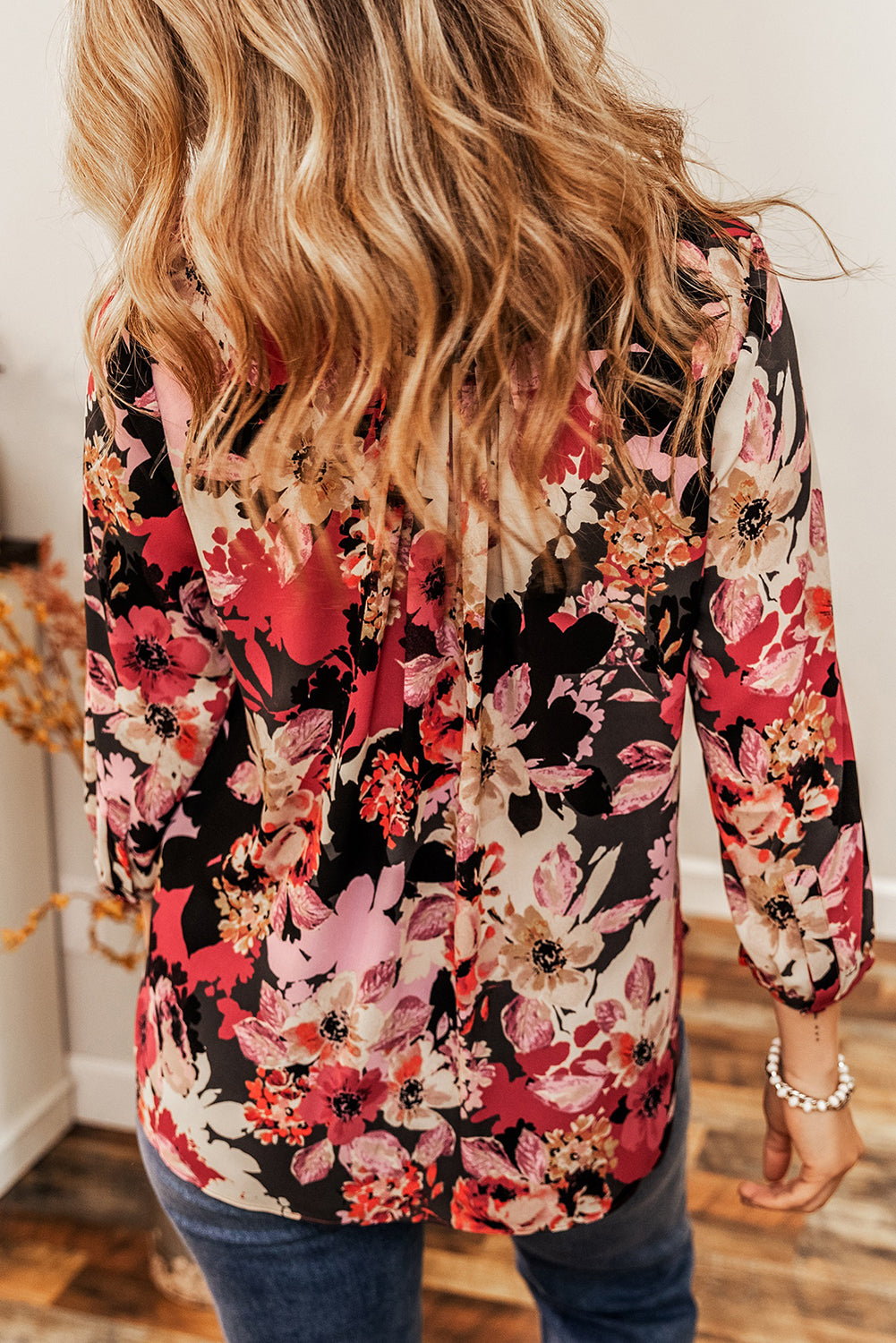 Multicolor Floral Print Blouse