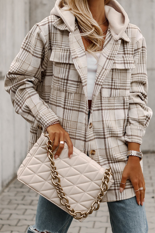 Khaki Plaid Jacket