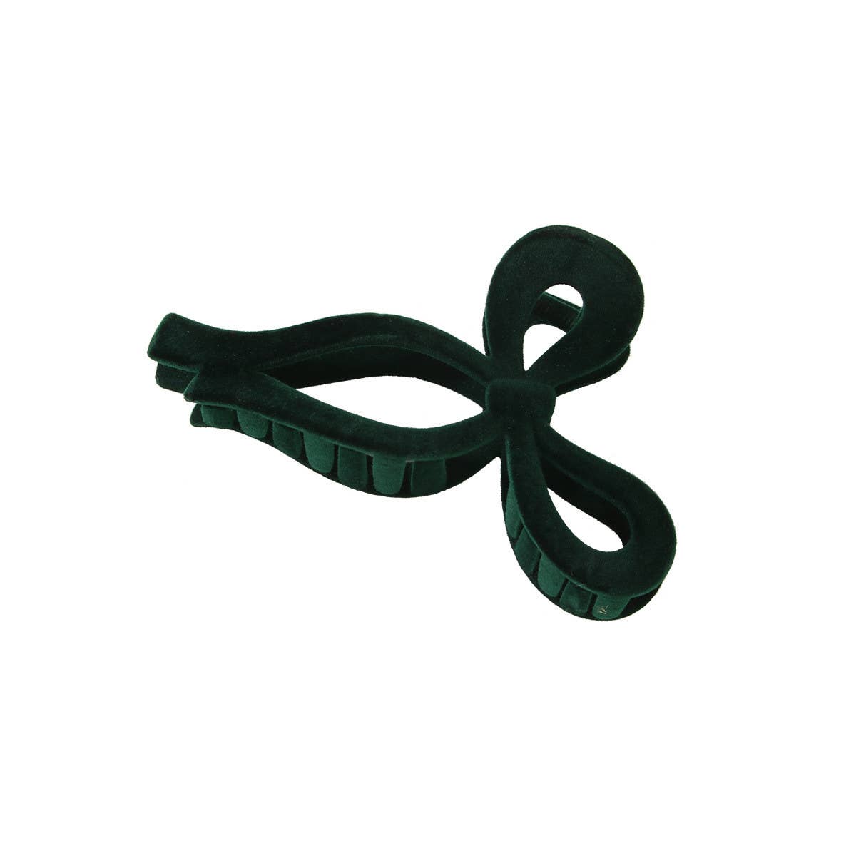 Velvet Bow Claw Clip