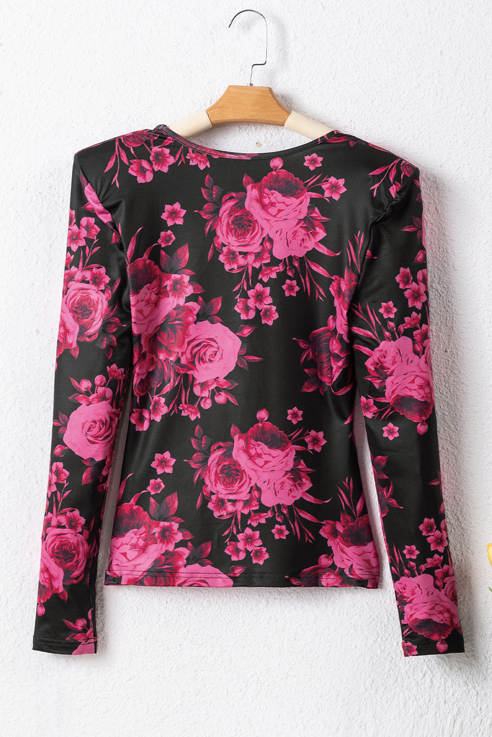 Rose Floral Print Top