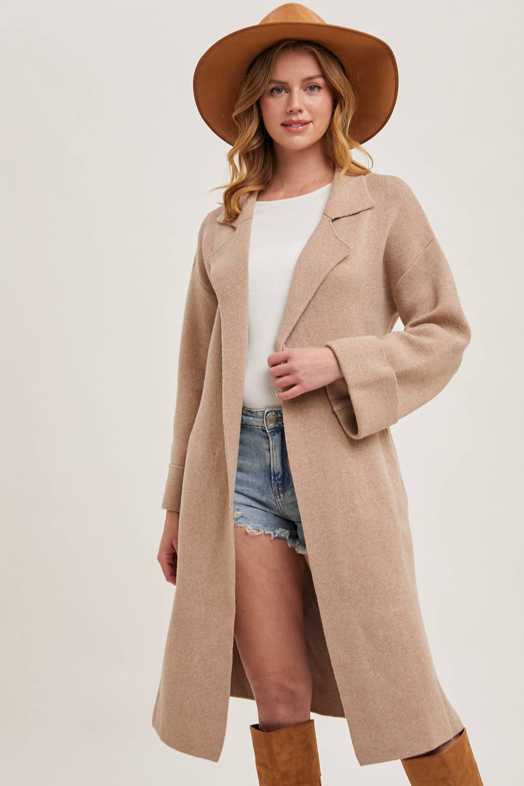 Knitted Trench Coat