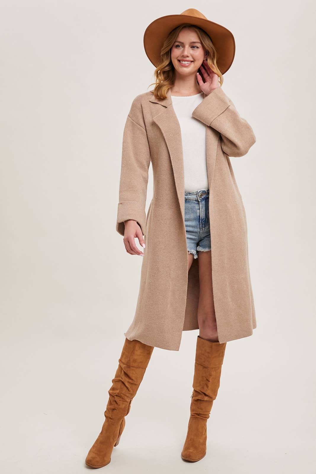 Knitted Trench Coat