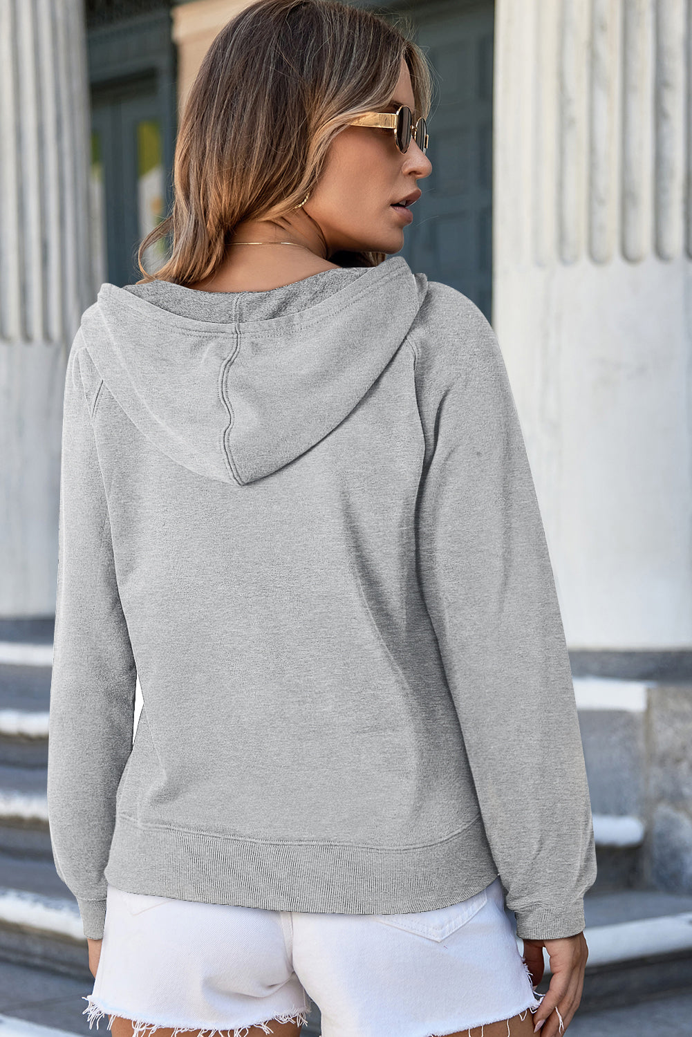 Fleece Lined Zip Up Hoodie