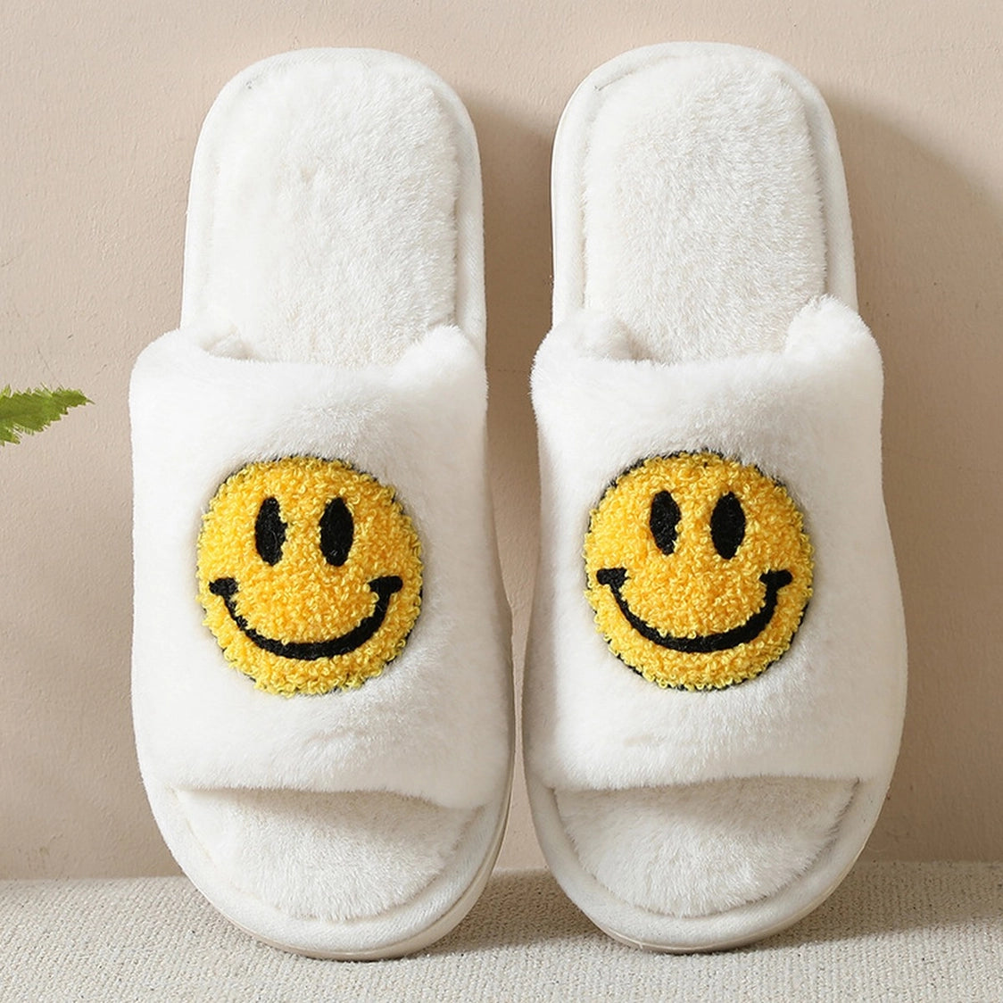 Assorted Smiley Face Slippers