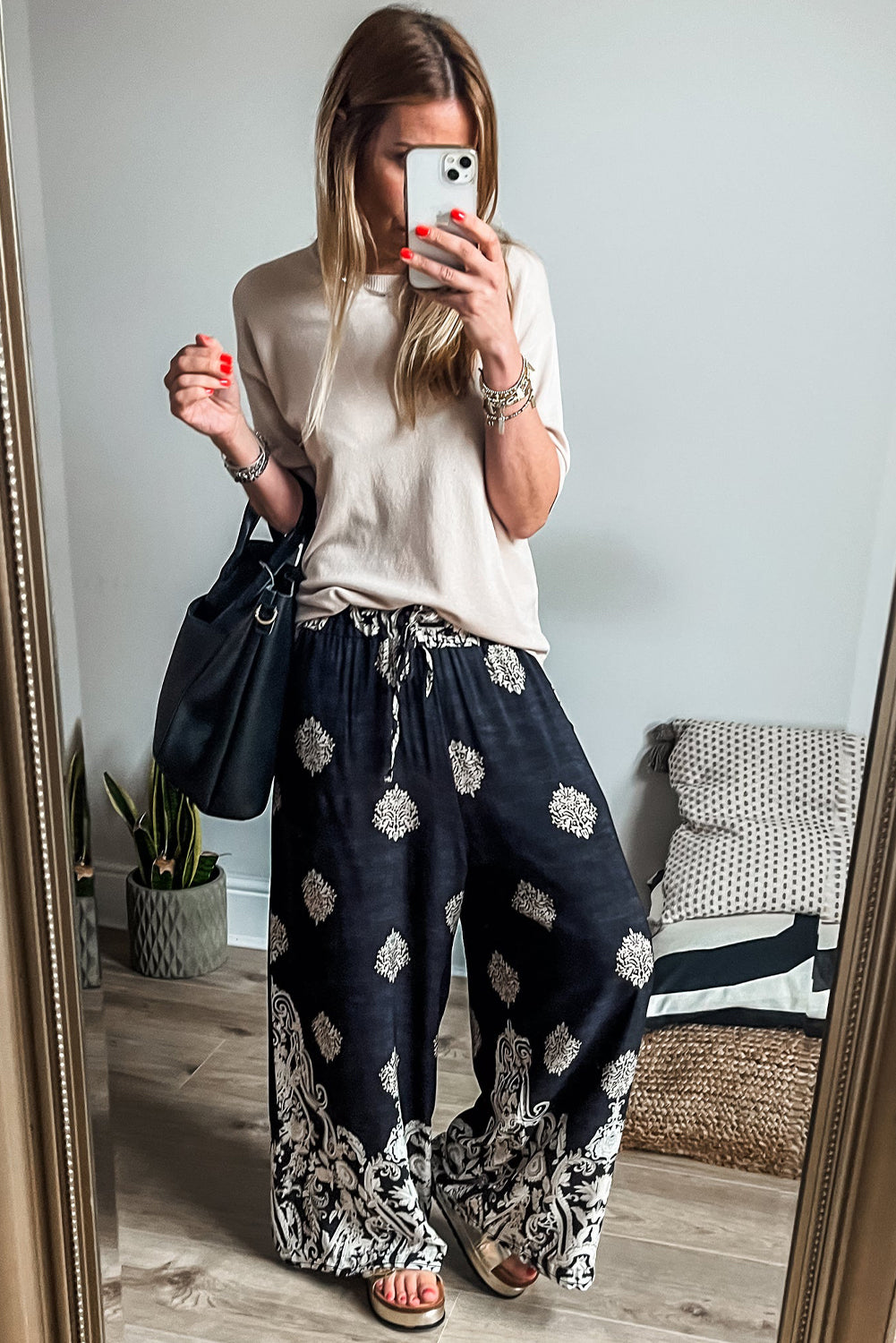 Bohemian Wide Leg Pant