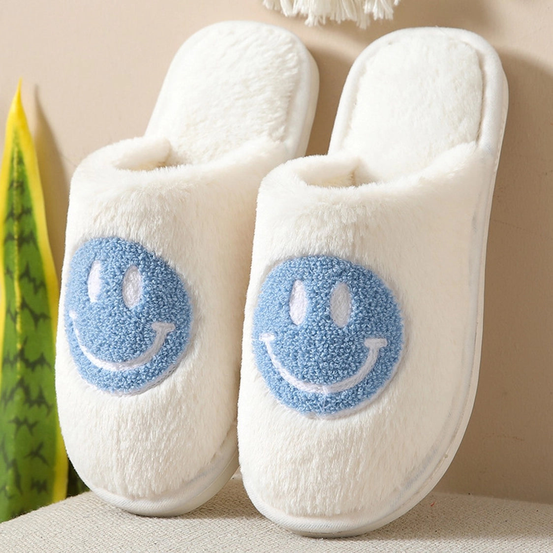 Assorted Smiley Face Slippers