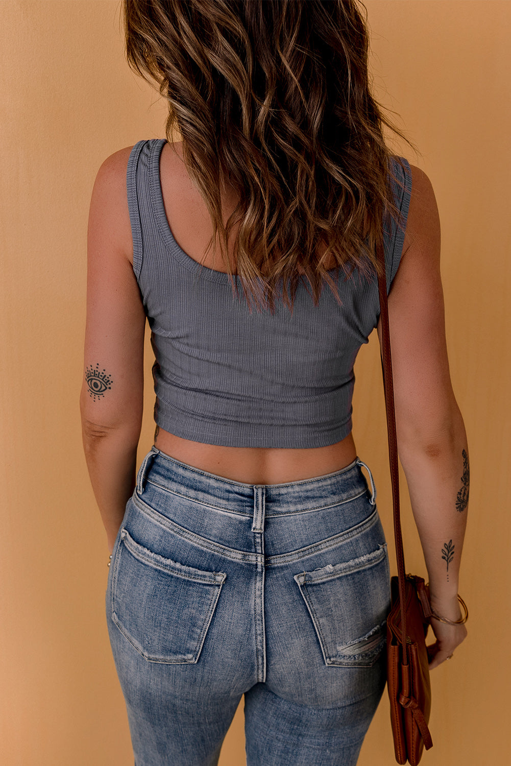 Ribbed Cropped Tank