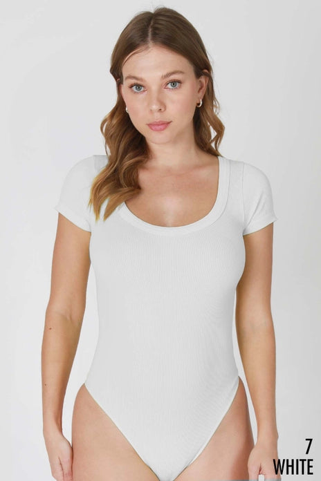 Nikibiki Short Sleeve Scoop Neck Bodysuit