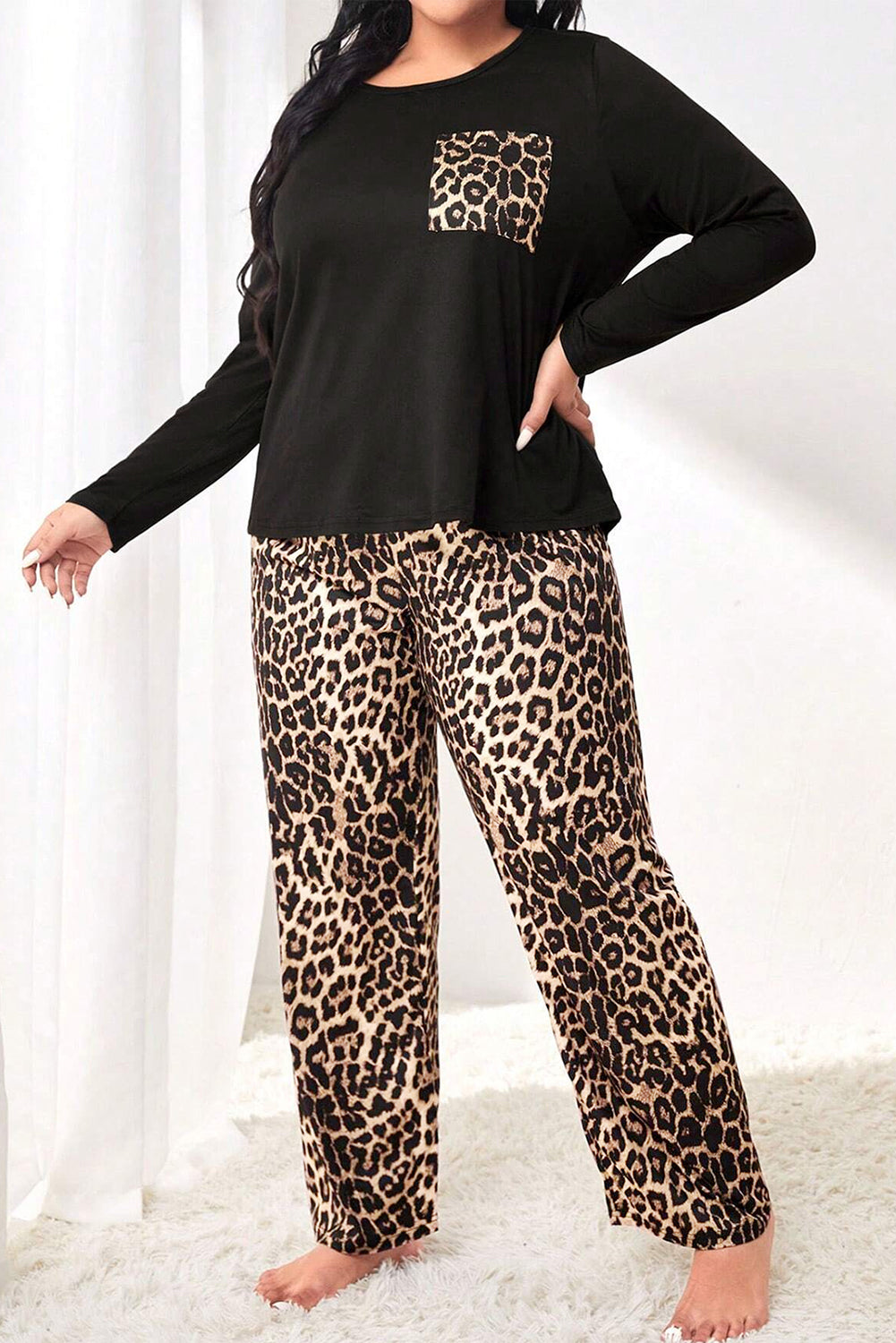 Leopard Patch Pj Set