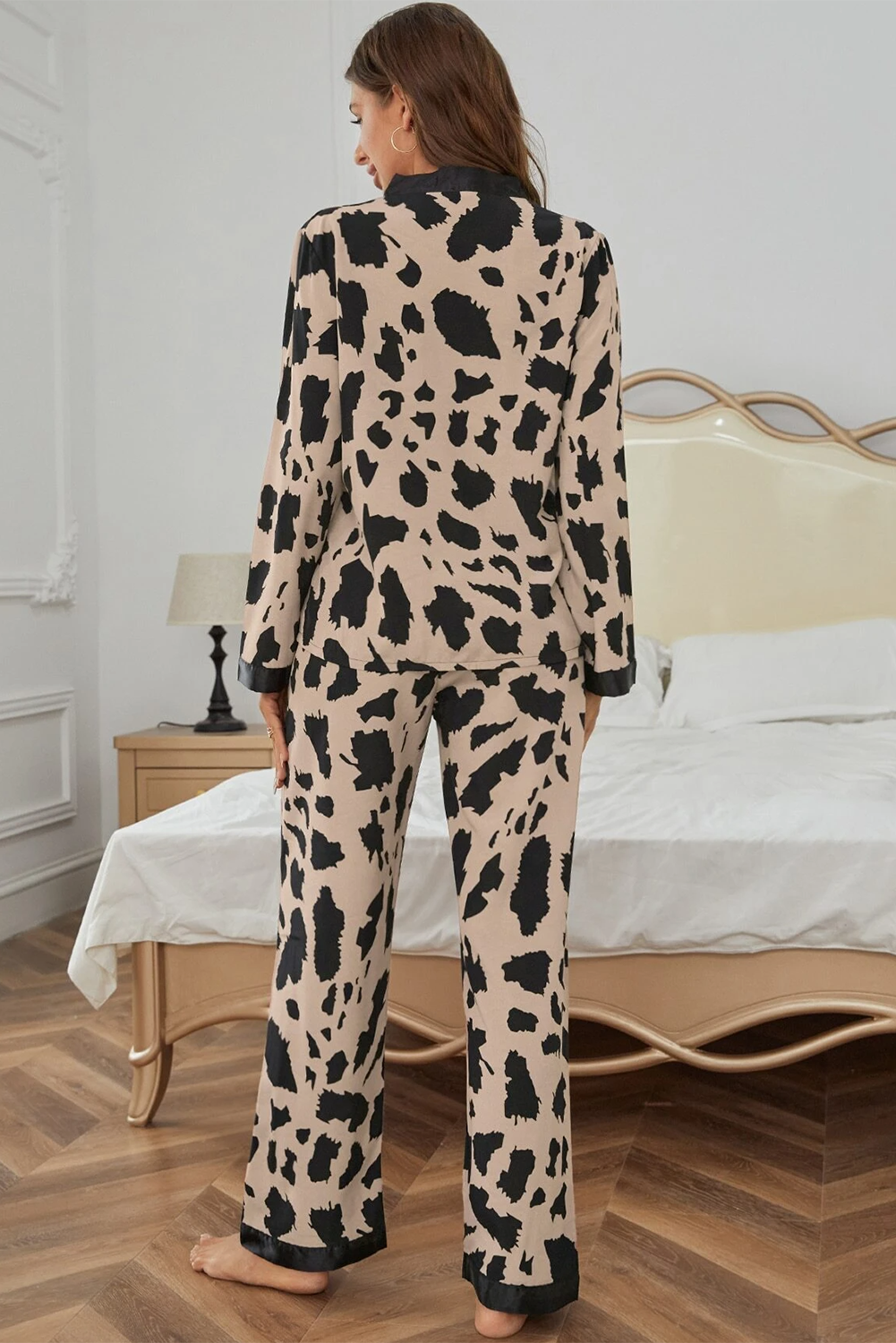 Cheetah Print Pajama Set