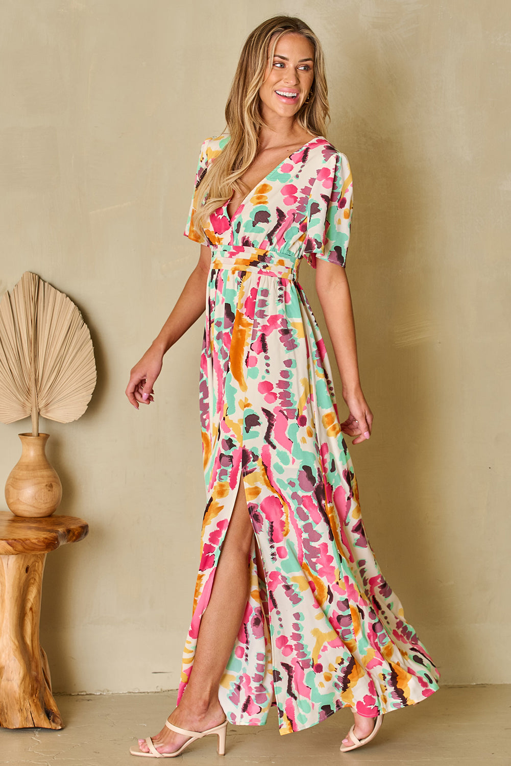 Water Color Print Maxi