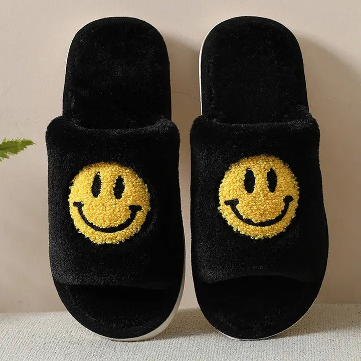 Assorted Smiley Face Slippers