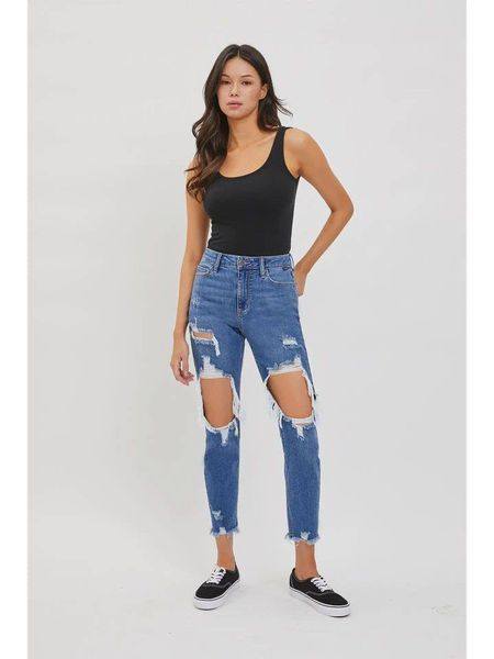 Cello High Rise Mom Jean