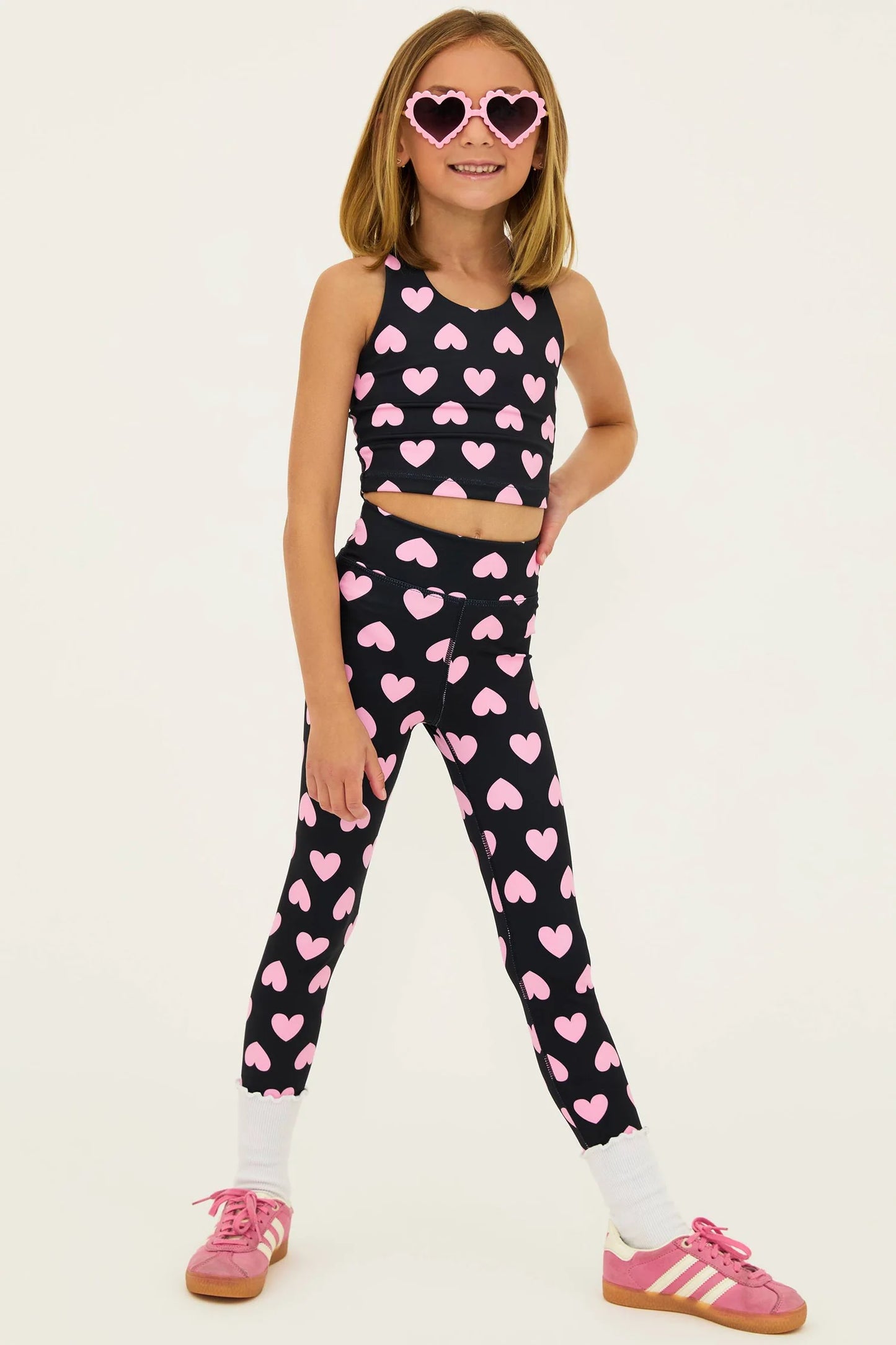 Beach Riot Little Peppa Legging Love Heart