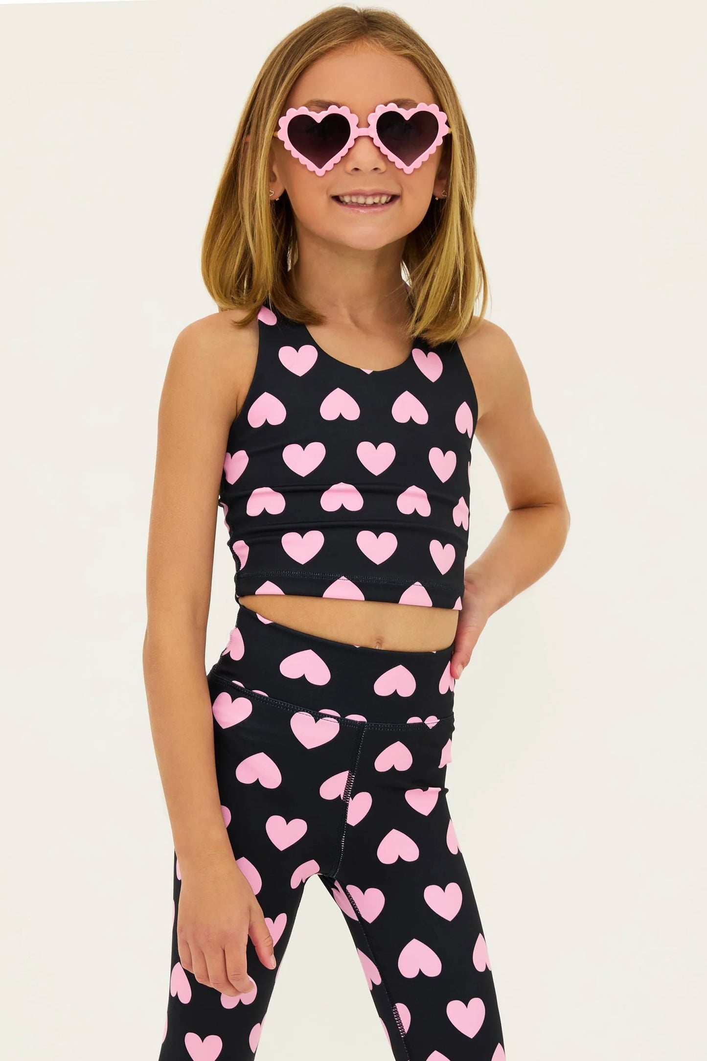 Beach Riot Little Clementine Top Love Heart