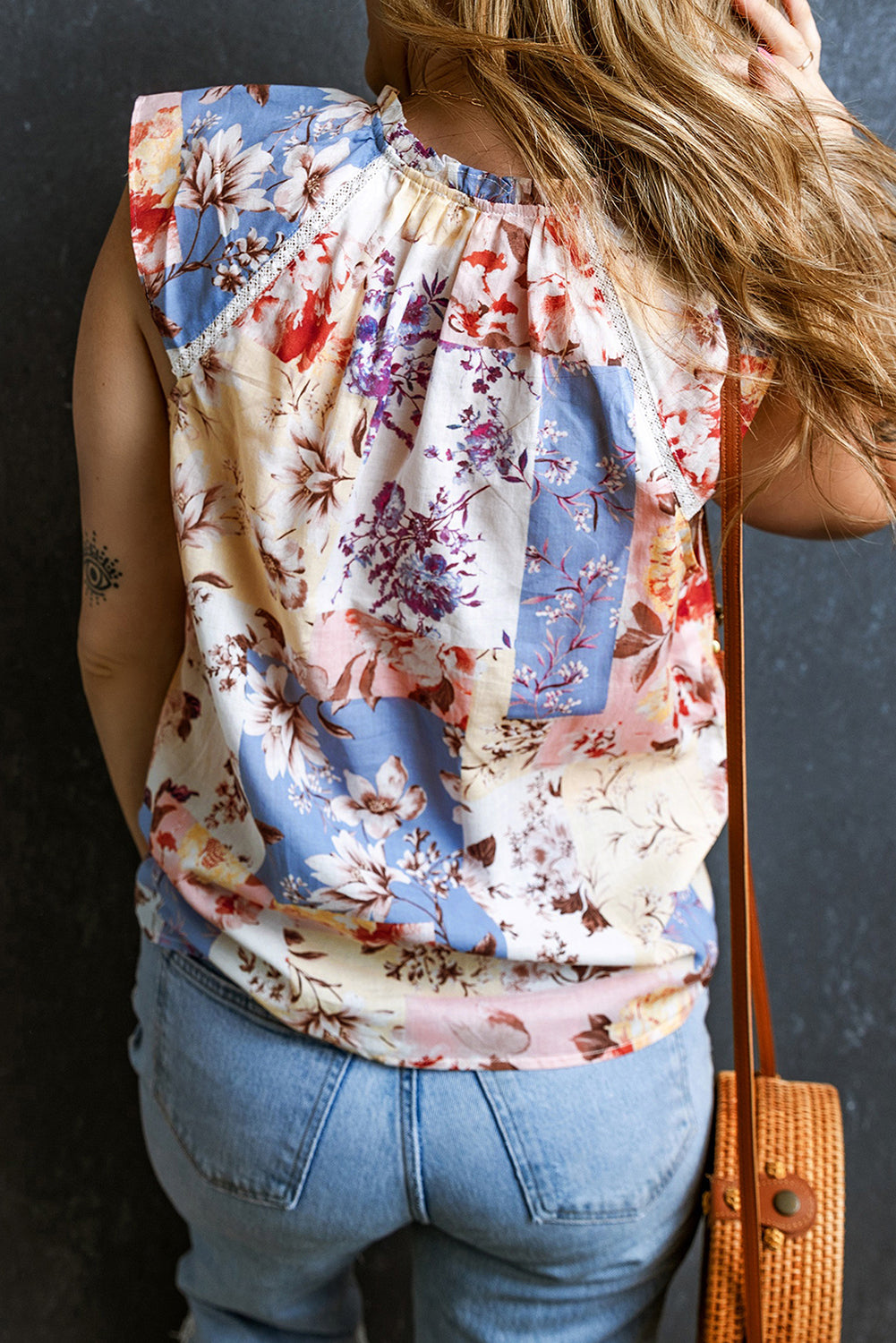 Floral Scrap Blouse