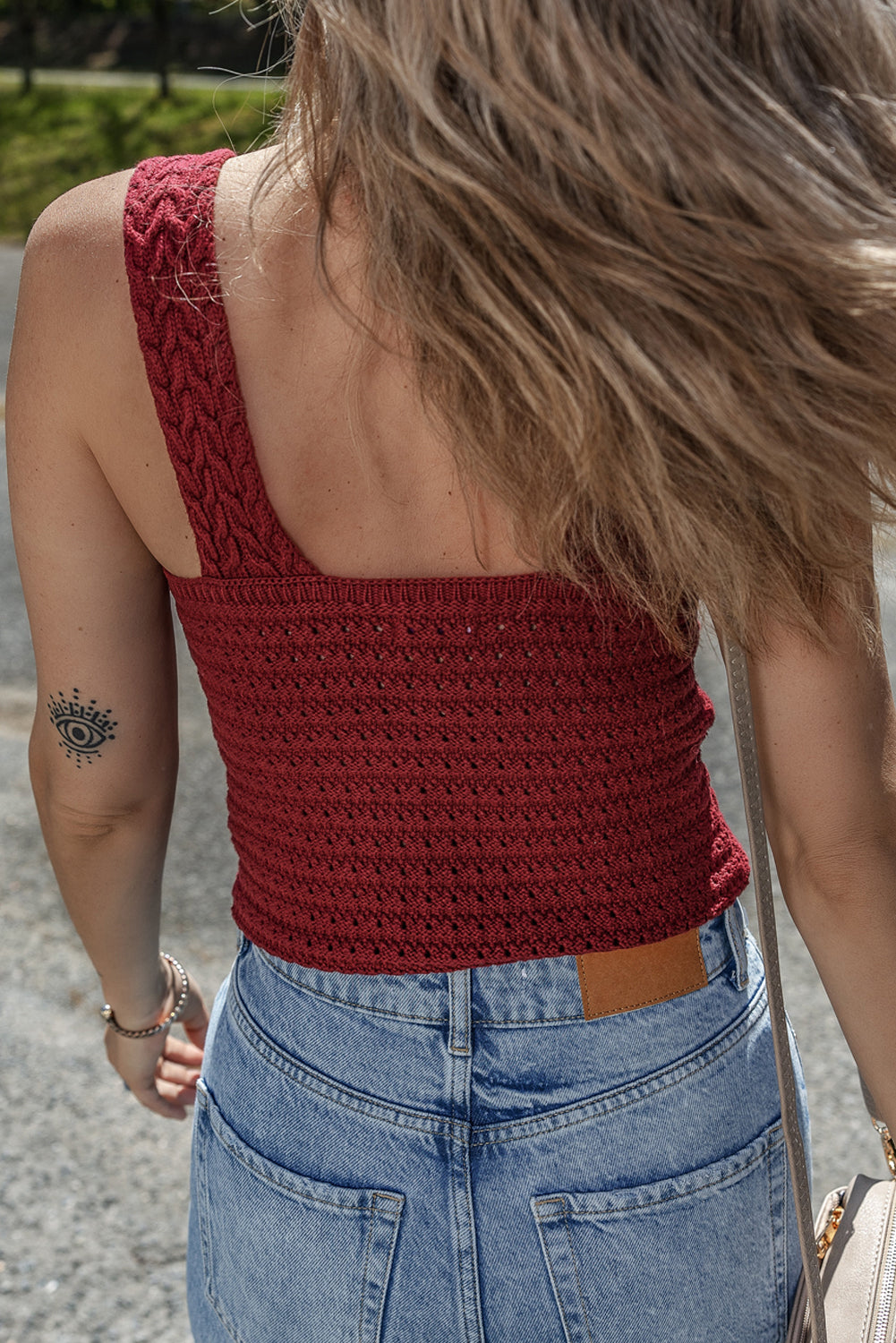 Cable Knit Sweater Tank