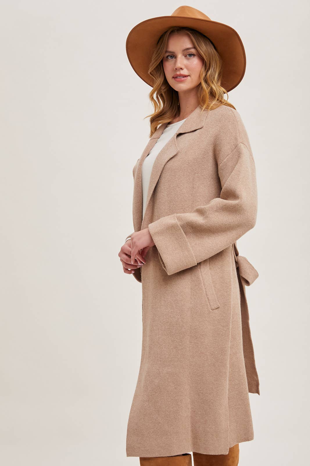 Knitted Trench Coat