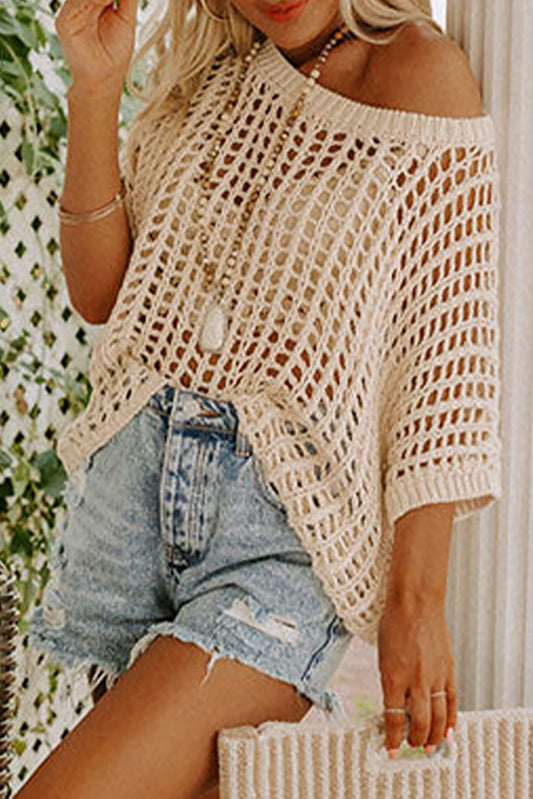 Netted Sweater Tee