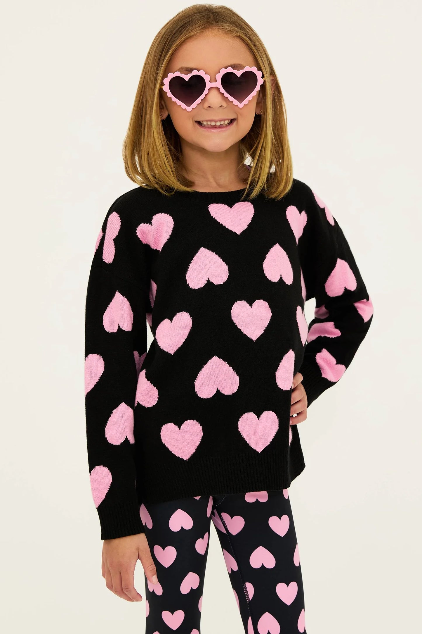 Beach Riot Little Callie Sweater Love Heart