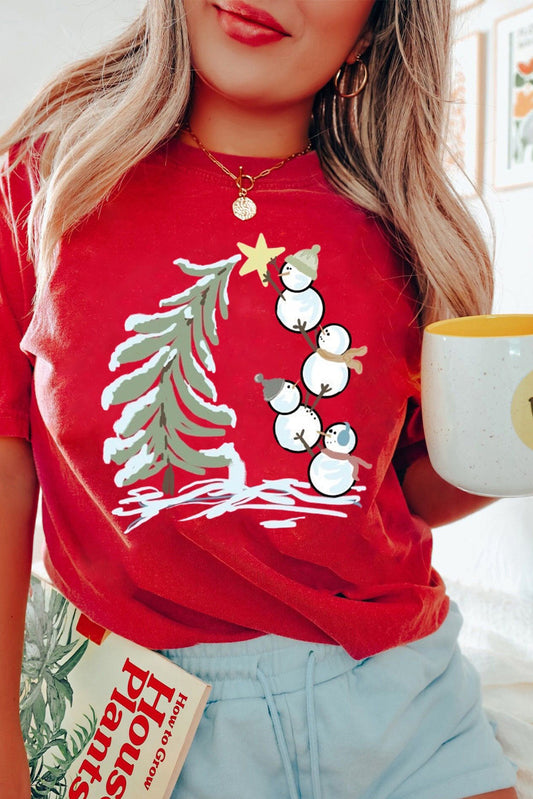 Snowman Christmas Tee