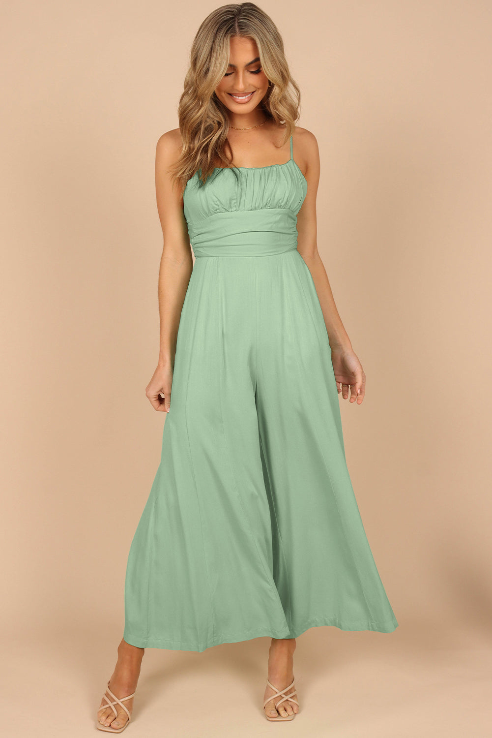 Sage Wide-Leg Jumpsuit