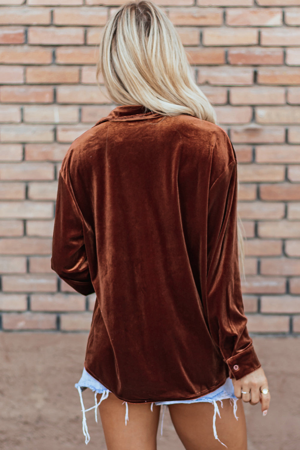 Velvet Pocket Shirt