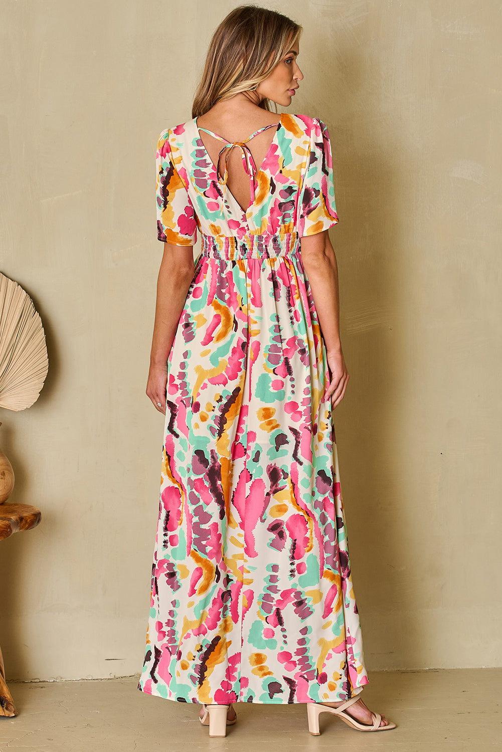 Water Color Print Maxi