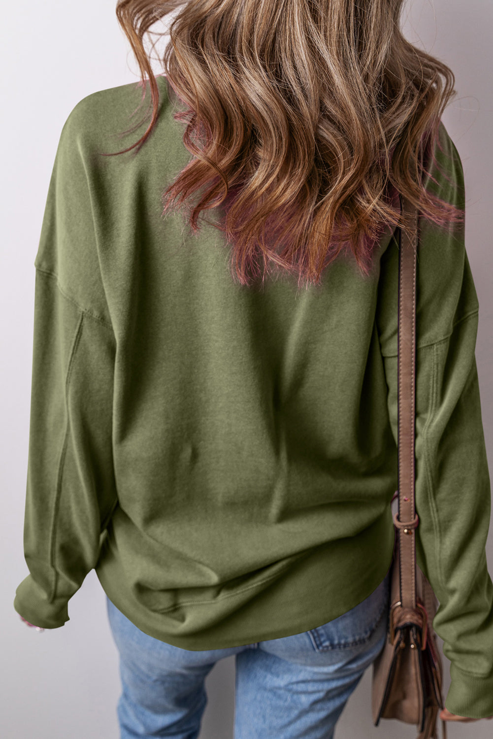 Crisscross Stitch Sweatshirt