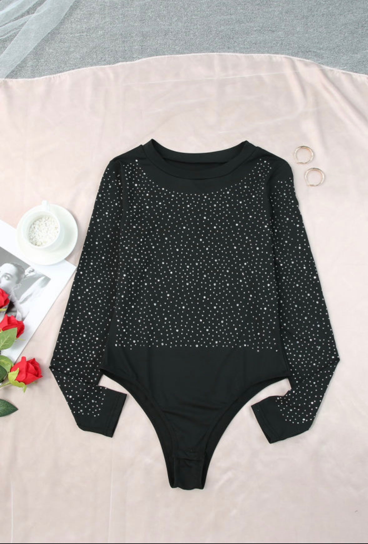 Rhinestone Bodysuit