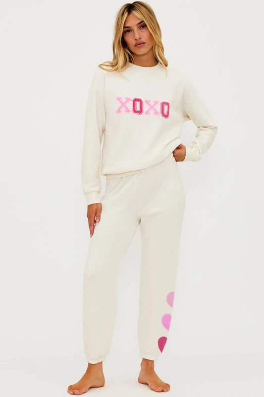 Beach Riot Georgie Pant XOXO Cream