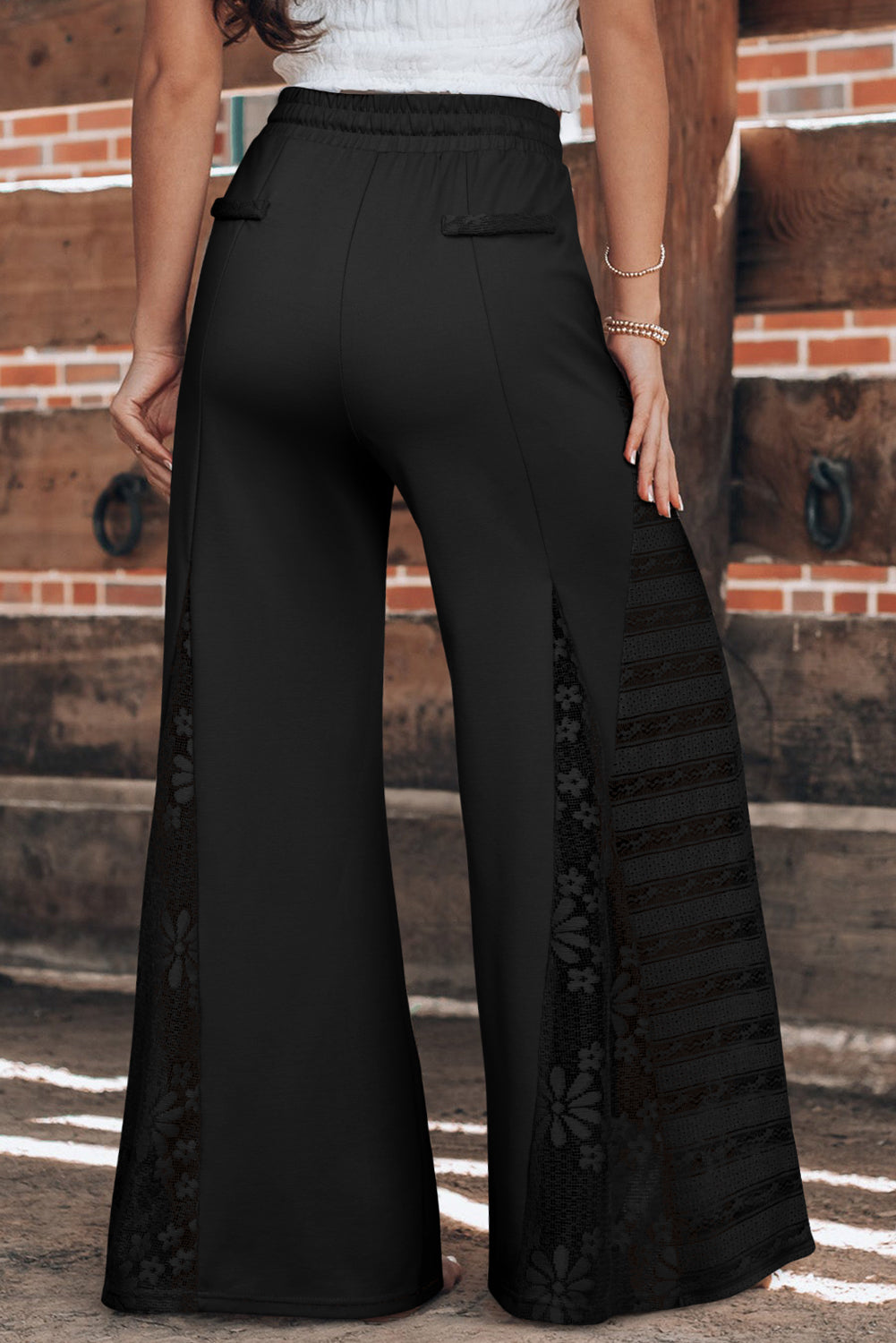 Lace Patchwork Pant