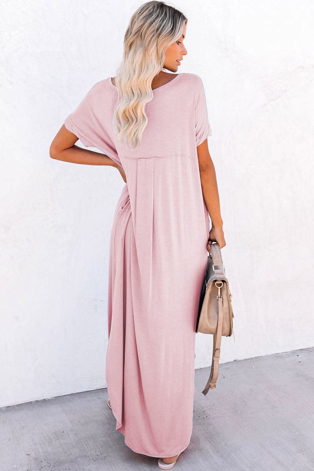 Side Split T-Shirt Dress