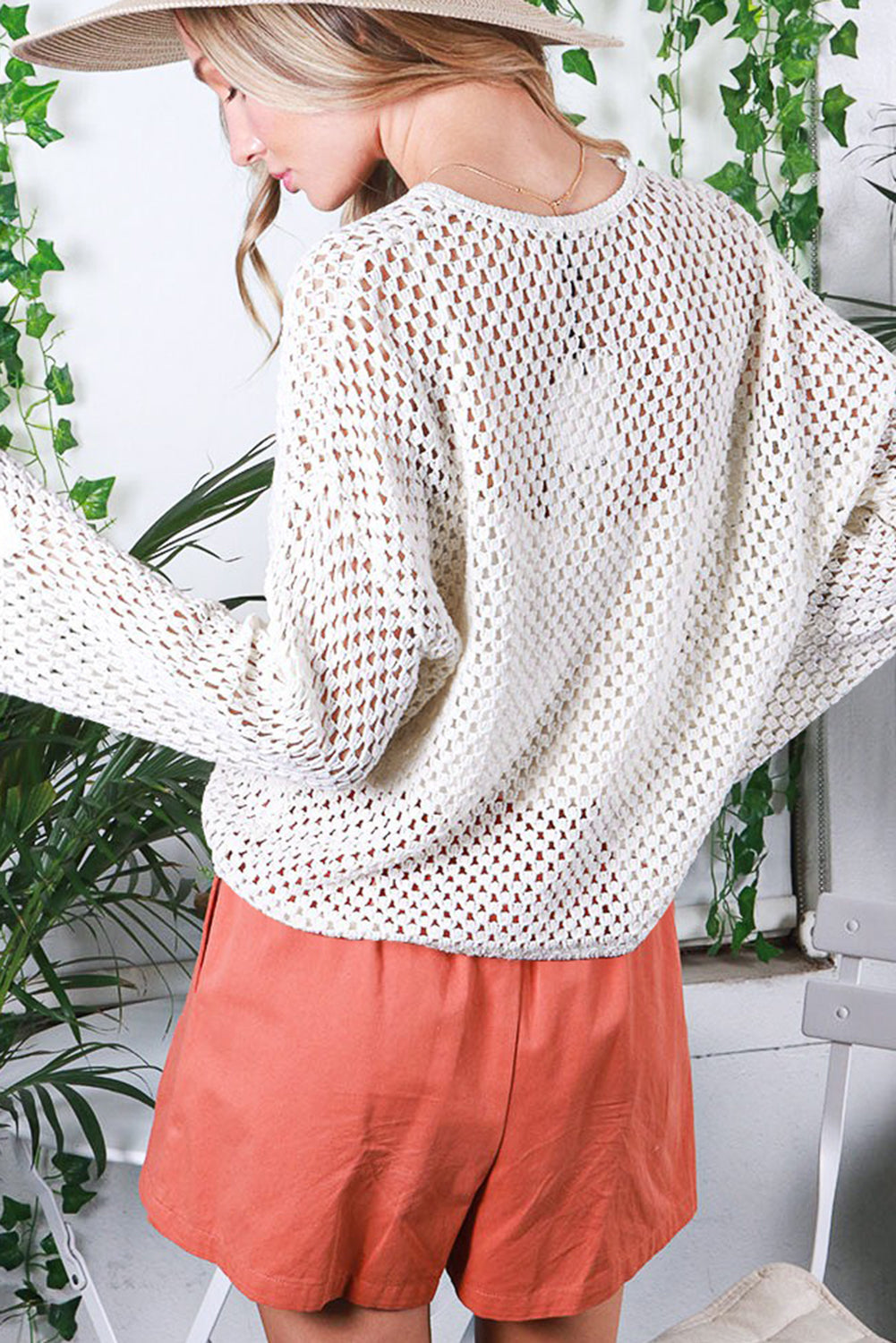 Knit Spilt Sleeve Sweater