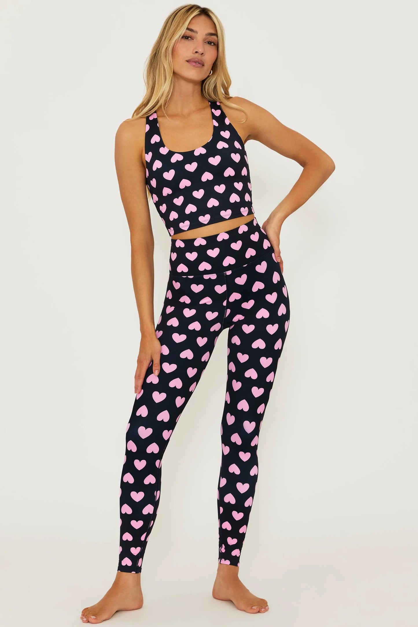 Beach Riot Piper Legging Love Heart