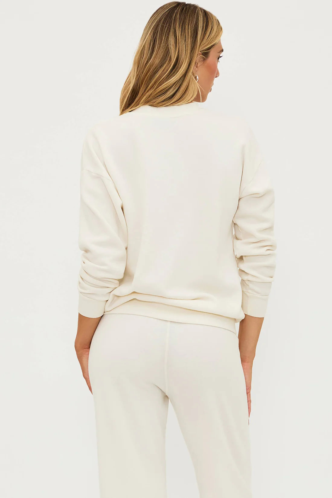 Beach Riot Devyn Sweatshirt XOXO Cream