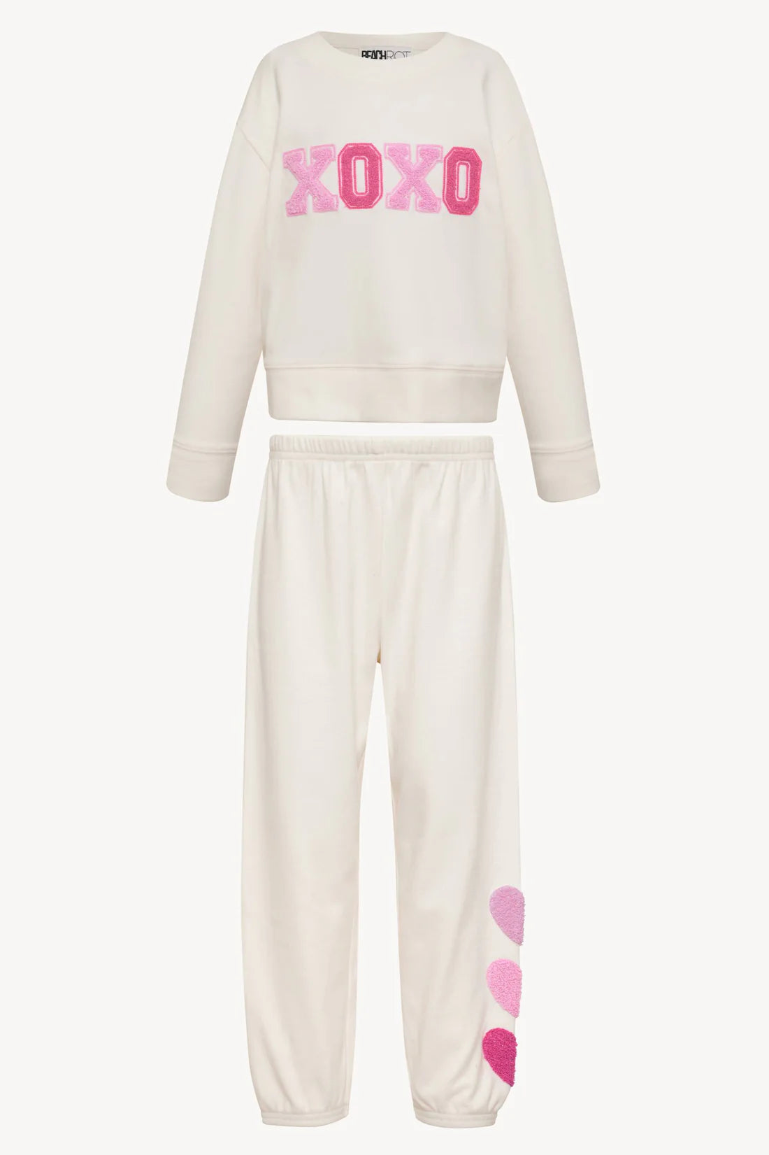 Beach Riot Little Georgie Pant XOXO Cream