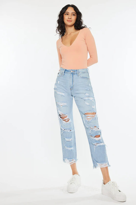 Giovanna High Rise Mom Jeans