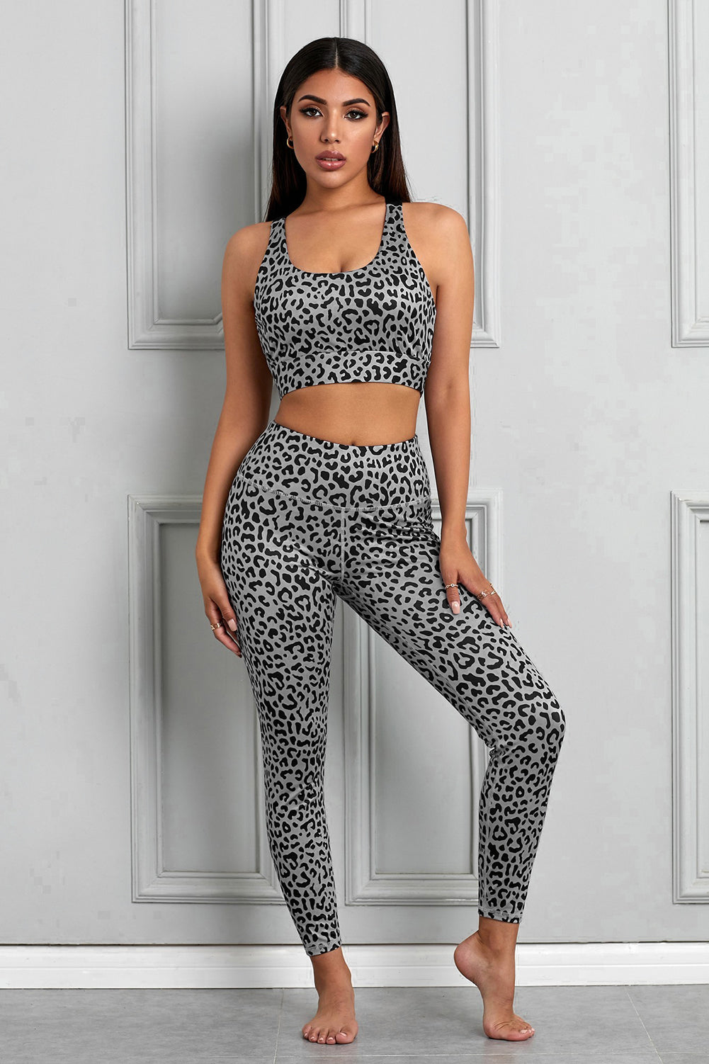 Leopard Sports Bra