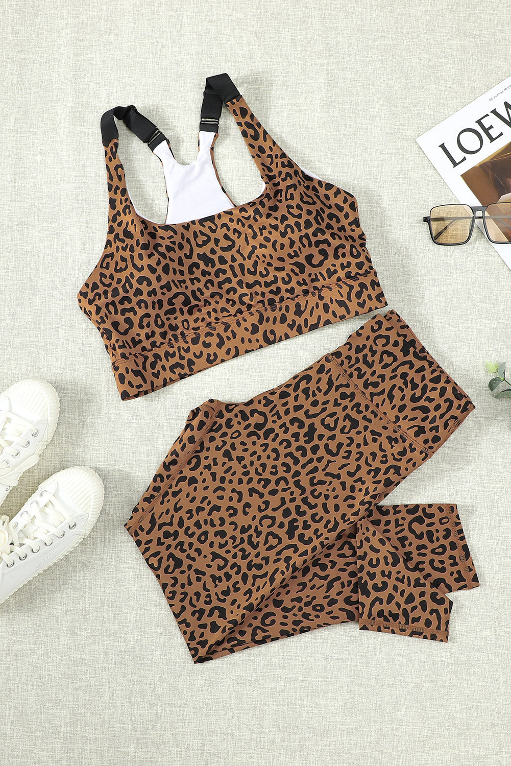 Leopard Sports Bra