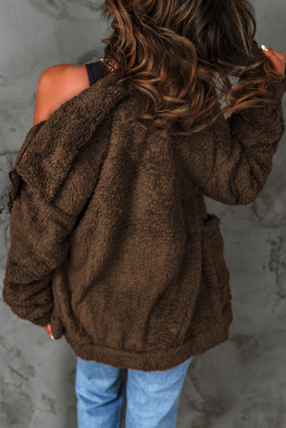 Brown Fuzzy Jacket