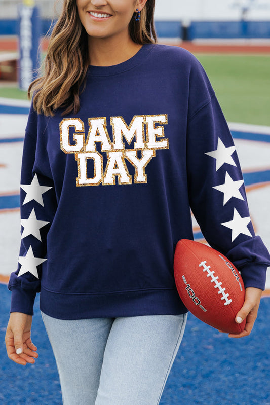 Star Sleeve Gameday Sweatshirt