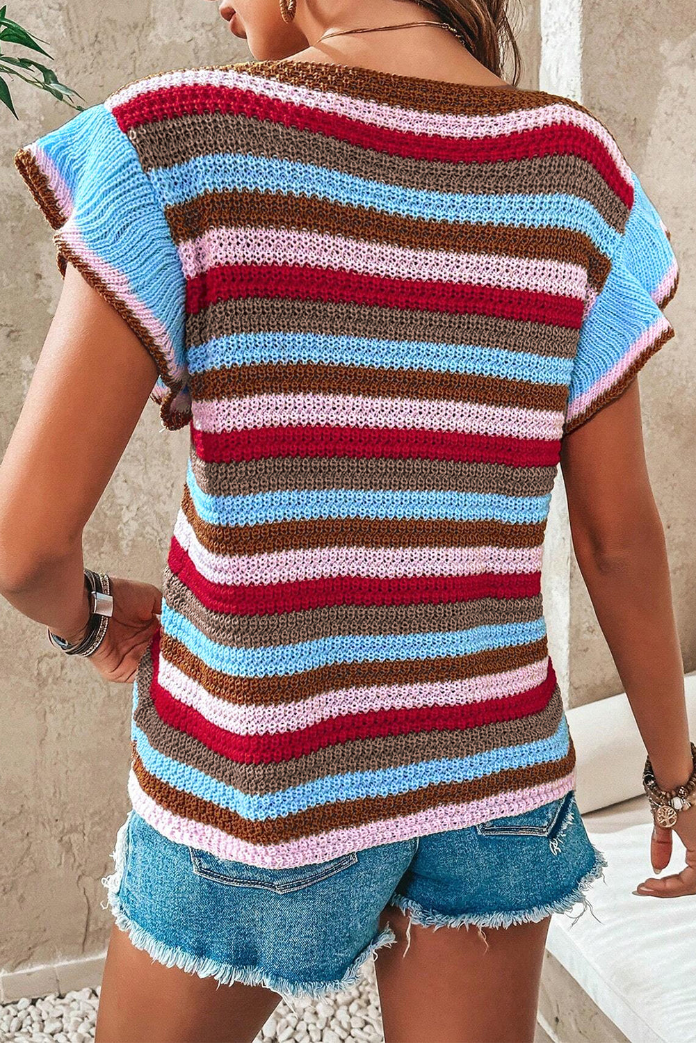 Multicolor Knit Top