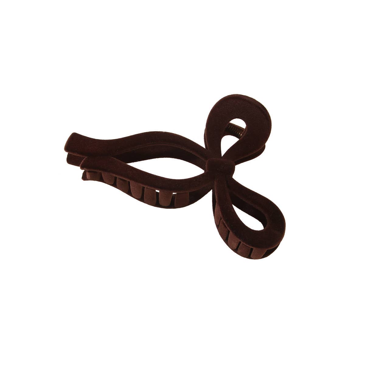 Velvet Bow Claw Clip