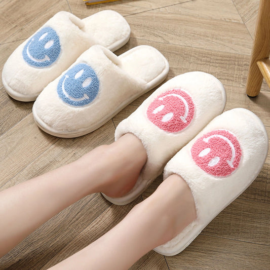 Assorted Smiley Face Slippers