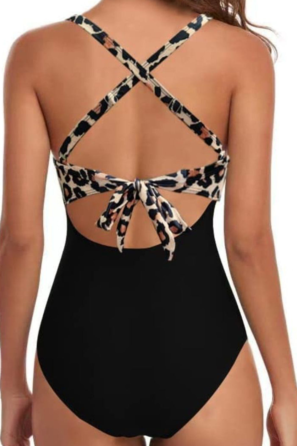 Leopard Cutout Monokini