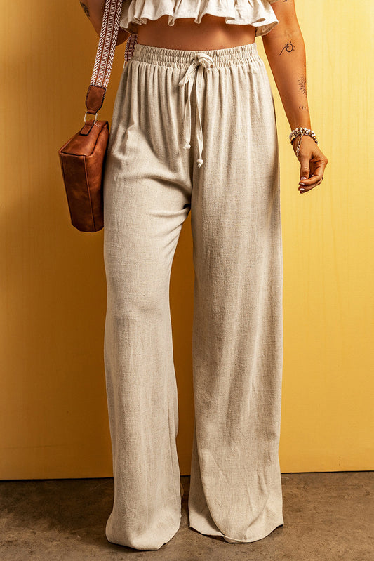 Apricot Wide Leg Pant