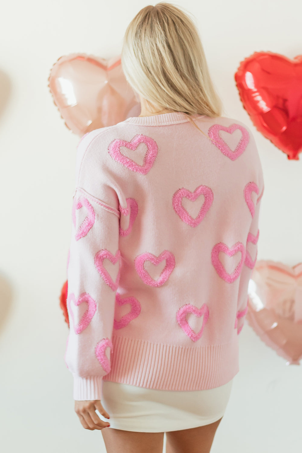 Bubble Heart Sweater