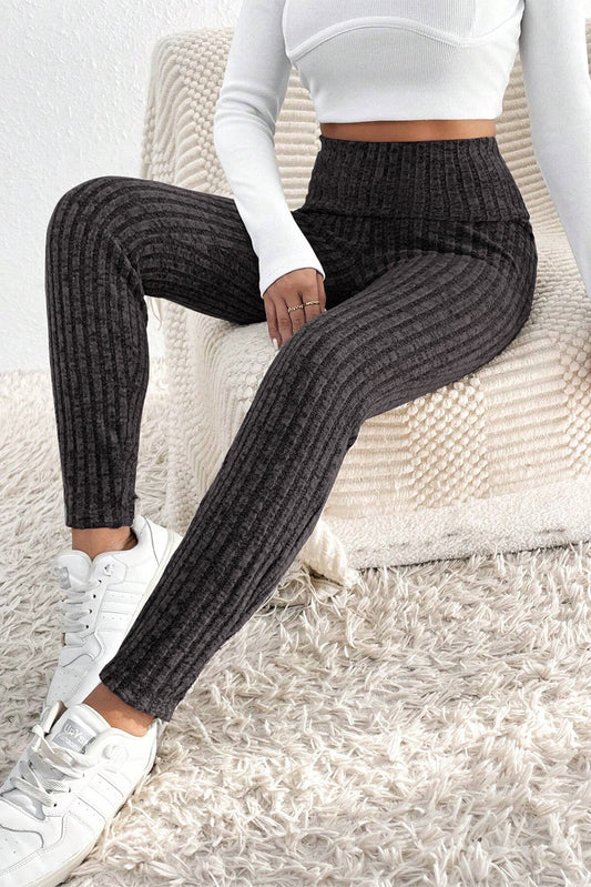 Ribbed Textured Leggings